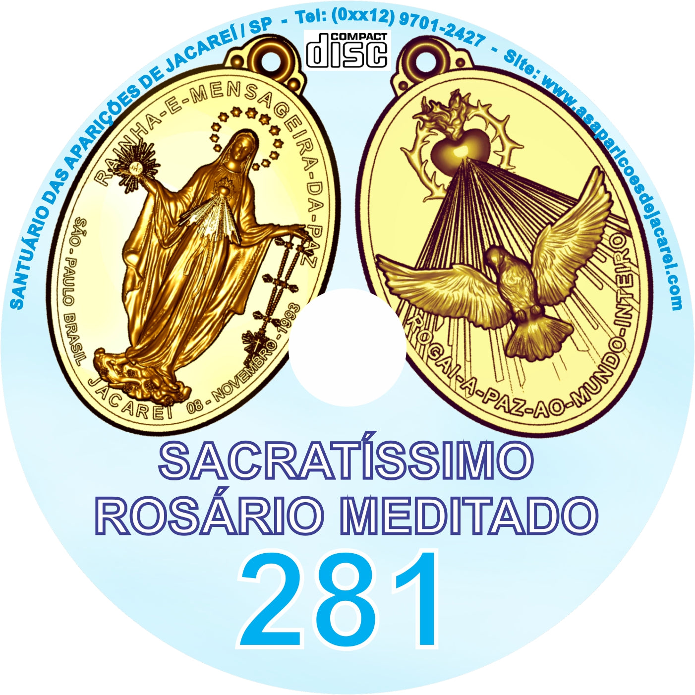 CD Rosário Meditado 281 CD Rosário Meditado 281